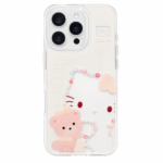 Floral Bear Kitty IPhone Case