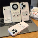 Hollow Floral Kitty iPhone Case - 图片 7