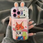 Cute Judy & Nick Zootopia iPhone Case - 图片 3