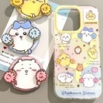 Rotatable Chiikawa Figure iPhone Case - 图片 9