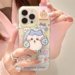 Rotatable Chiikawa Figure iPhone Case - 图片 7